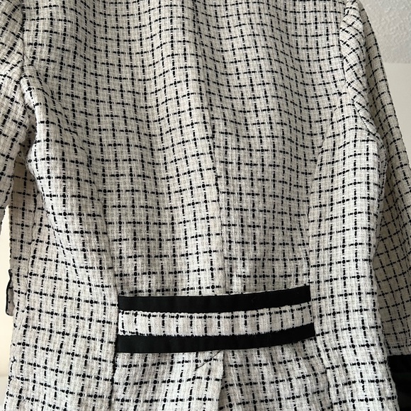 Candies’ Jacket Black & White Tweed Short Houndstooth Academia Medium. - Picture 4 of 10